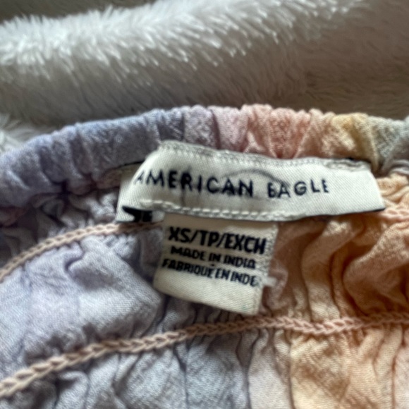 American Eagle Boho Tie Dye Halter Crop Top - Picture 3 of 3